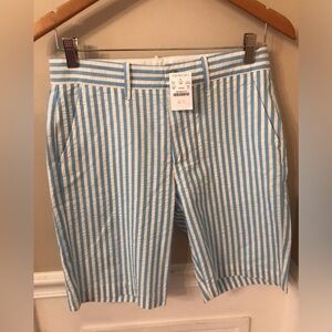 NWT Crewcuts Seersucker Shorts Boys 16